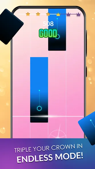 Piano Dream: Tap Piano Tiles 3 MOD APK на Android — Безлимитные жизни и золото — скриншот 2 Piano Dream: Tap Piano Tiles 3 MOD APK на Android — Безлимитные жизни и золото — скриншот 2