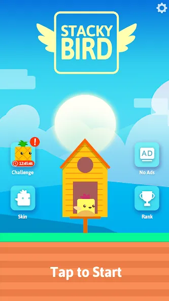 Stacky Bird: Fun Egg Dash Game на Андроид — Мод Безлимитные монеты и все скины — скриншот 1
