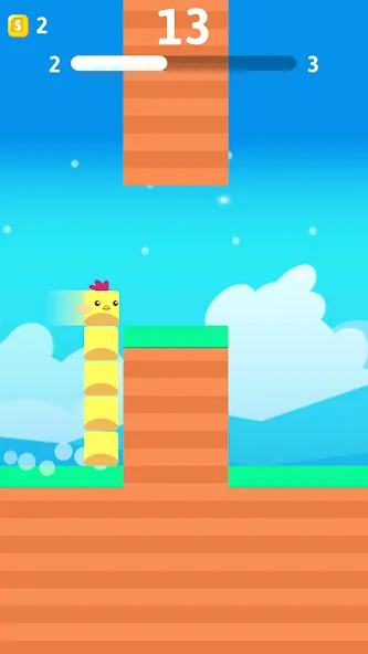 Stacky Bird: Fun Egg Dash Game на Андроид — Мод Безлимитные монеты и все скины — скриншот 2