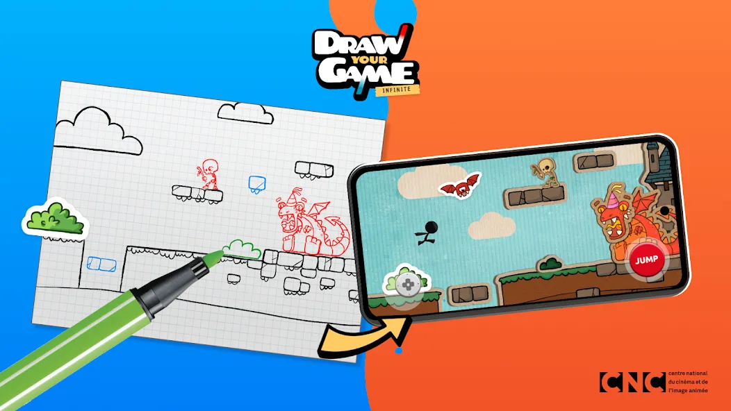 Скачать взлом Draw Your Game Infinite на Андроид — Бесконечные ресурсы и открыты уровни — скриншот 1