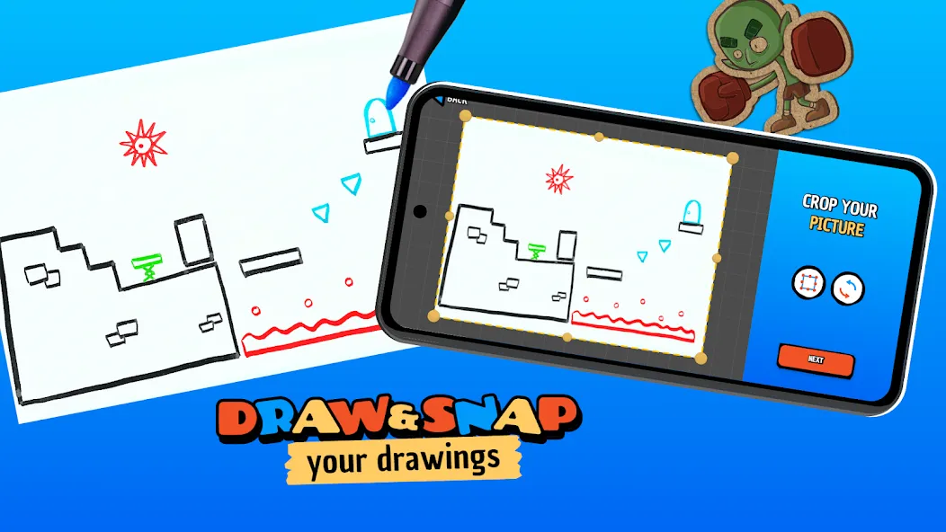 Скачать взлом Draw Your Game Infinite на Андроид — Бесконечные ресурсы и открыты уровни — скриншот 2