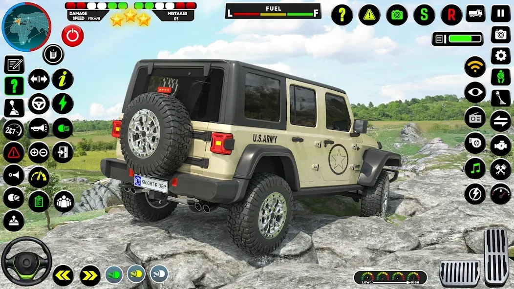 Army Truck Transporter Game 3D — Безлимитные деньги и все уровни открыты — скриншот 1 Army Truck Transporter Game 3D — Безлимитные деньги и все уровни открыты — скриншот 1