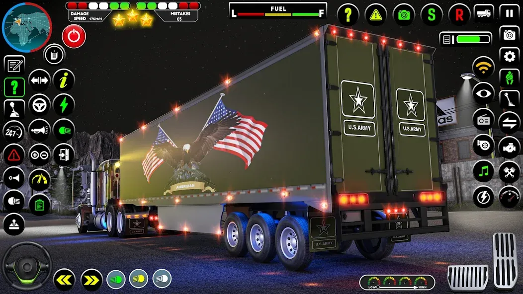 Army Truck Transporter Game 3D — Безлимитные деньги и все уровни открыты — скриншот 2 Army Truck Transporter Game 3D — Безлимитные деньги и все уровни открыты — скриншот 2