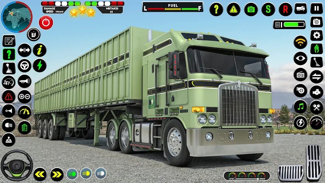 Army Truck Transporter Game 3D — Безлимитные деньги и все уровни открыты — скриншот 5 Army Truck Transporter Game 3D — Безлимитные деньги и все уровни открыты — скриншот 5