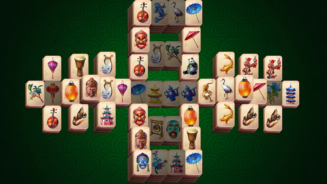 Mahjong Epic — Мод: Открыты все уровни и подсказки — скриншот 1