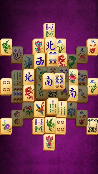Mahjong Titan Mod APK Безлимитные подсказки и все уровни открыты — Скачать на Андроид — скриншот 2