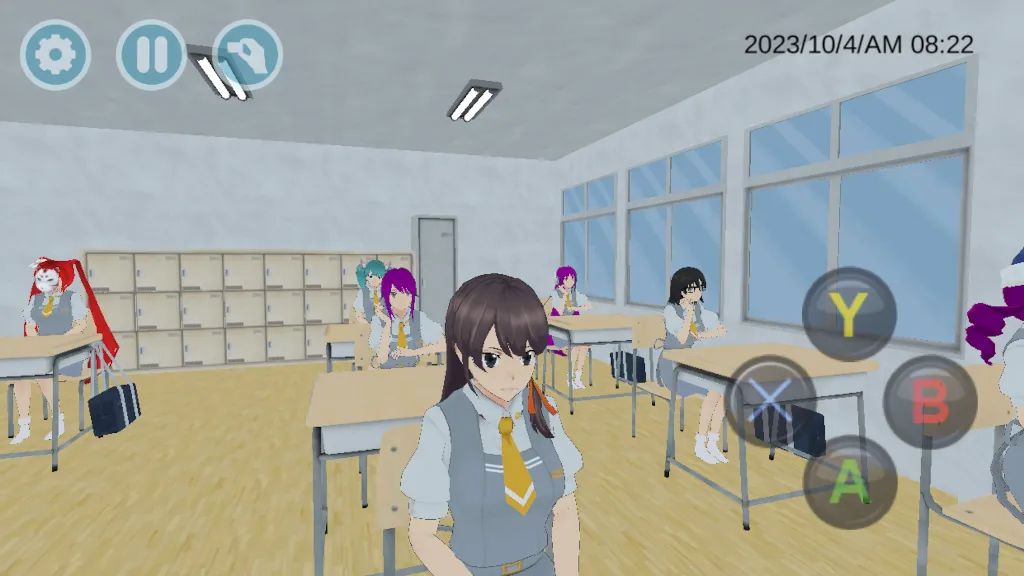 High School Simulator 2018 на Андроид — Безлимитные деньги и все предметы — скриншот 1