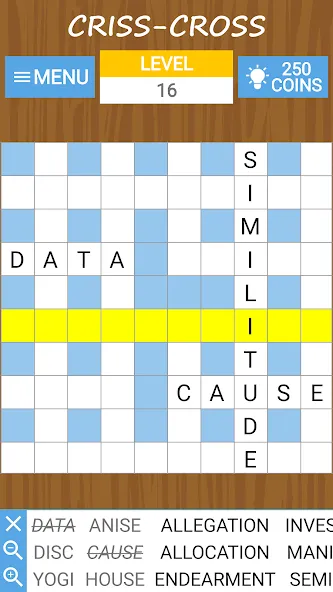 Скачать Word search, criss-cross, etc на Андроид — Открыты все уровни и подсказки — скриншот 4