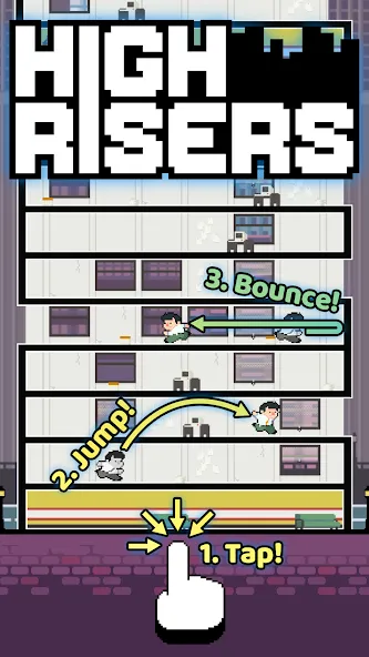 High Risers — Мод: Безлимитные деньги и все уровни — скриншот 1