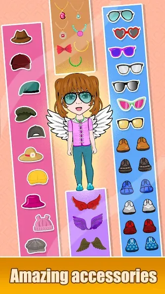 Скачать Anime Doll Designer на Android — Разблокированы все наряды и аксессуары — скриншот 5