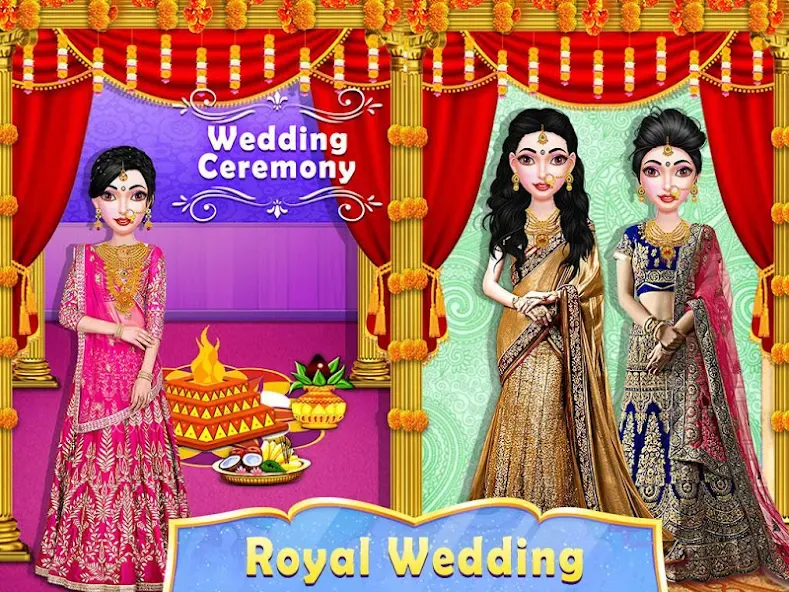 Wedding Fashion Indian 2024 MOD APK на Android — Безлимитные монеты и наряды открыты — скриншот 2