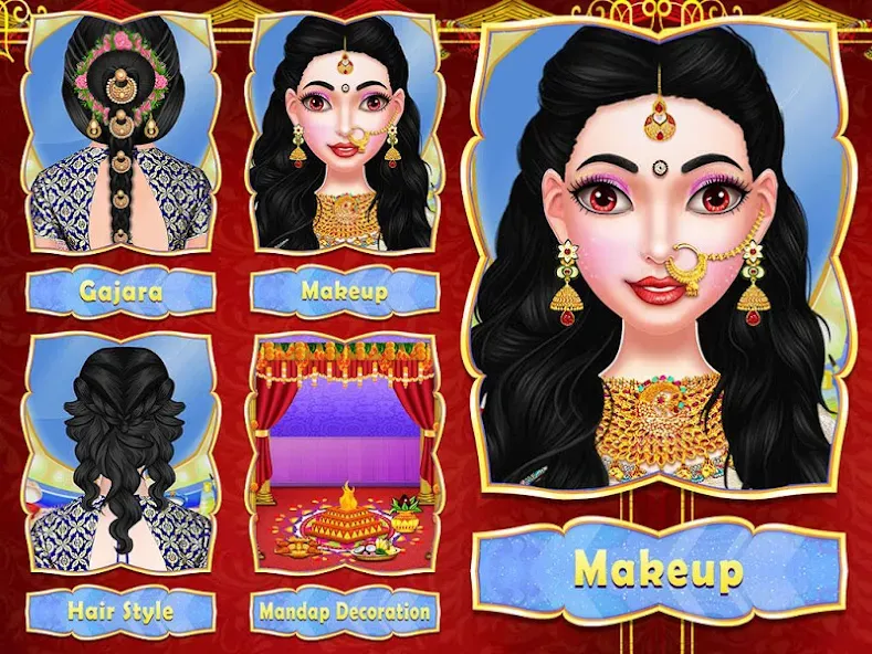 Wedding Fashion Indian 2024 MOD APK на Android — Безлимитные монеты и наряды открыты — скриншот 5