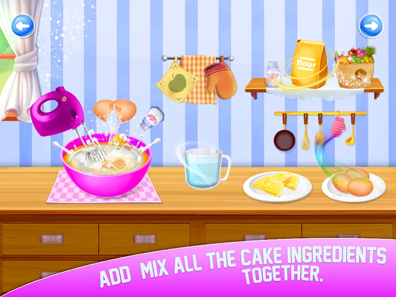 Скачать Cake Maker Sweet Bakery Games на Android — Безлимитные монеты и всё открыто — скриншот 3
