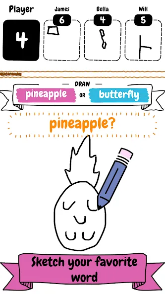 Скачать Draw it MOD APK — Подсказки и безлимитные попытки — скриншот 2