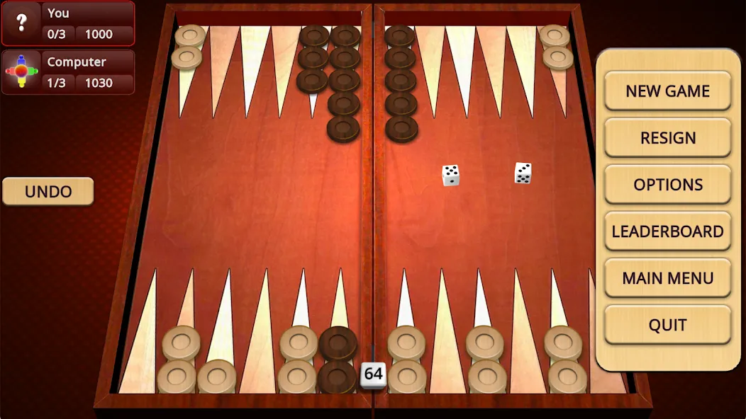 Скачать Backgammon Mighty MOD APK — Без рекламы и все функции открыты — скриншот 2