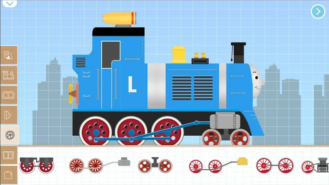 Скачать Labo Brick Train Game For Kids на Android — Разблокированы все поезда и уровни — скриншот 1
