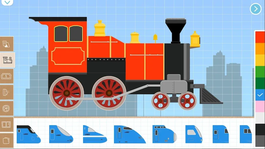 Скачать Labo Brick Train Game For Kids на Android — Разблокированы все поезда и уровни — скриншот 5