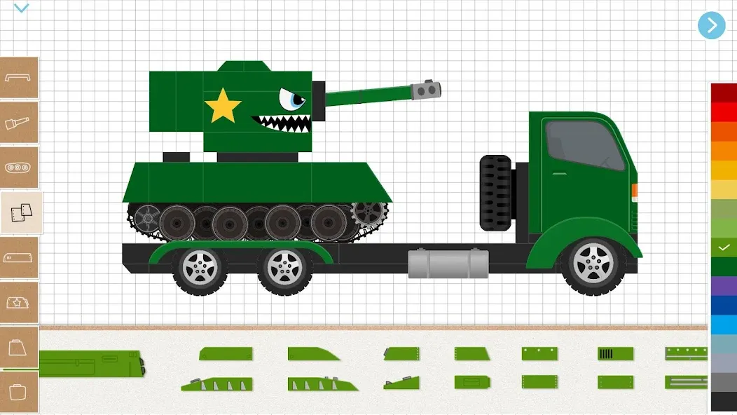 Взлом Labo Tank-Armored Car & Truck — Много брони и безлимитные боеприпасы — скриншот 5