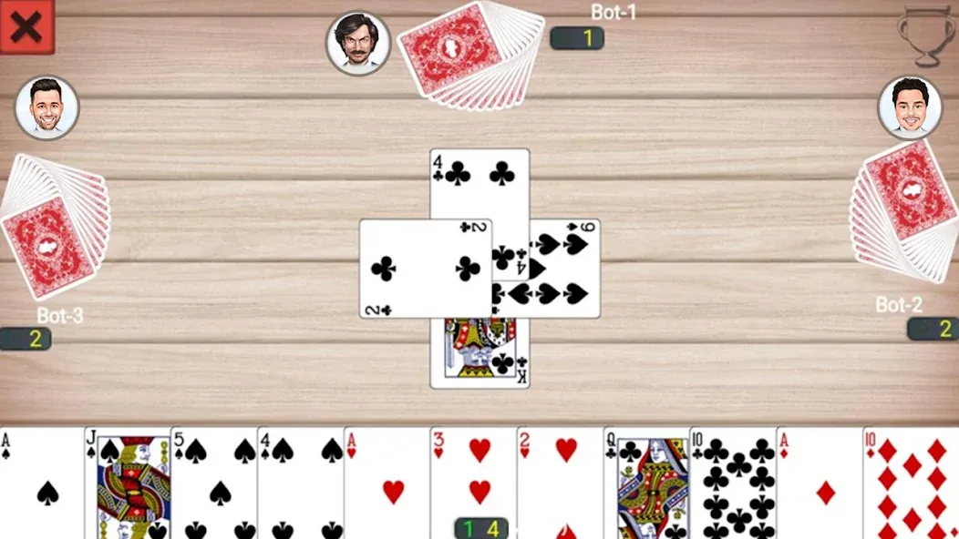 Callbreak Prince: Card Game MOD — Безлимитные монеты и подсказки на Андроид — скриншот 3