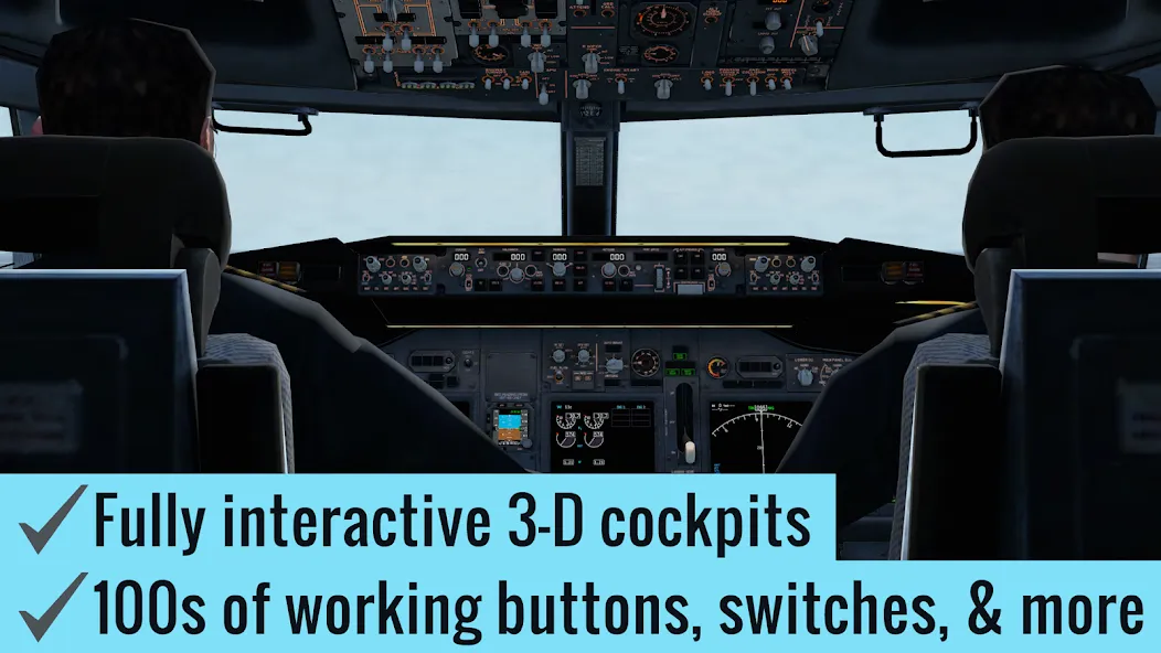 Скачать X-Plane Flight Simulator на телефон — Безлимитные деньги и открытые самолеты — скриншот 2