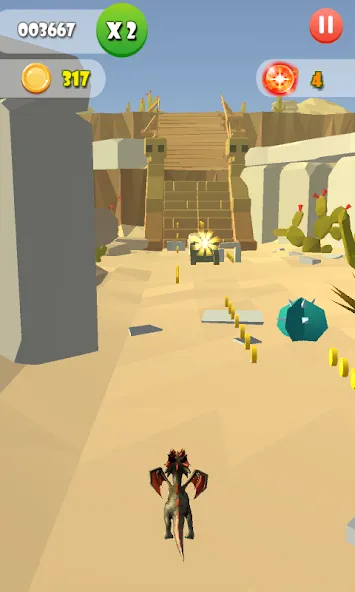 Dragon Run MOD APK — Безлимитные монеты и жизни — скриншот 5