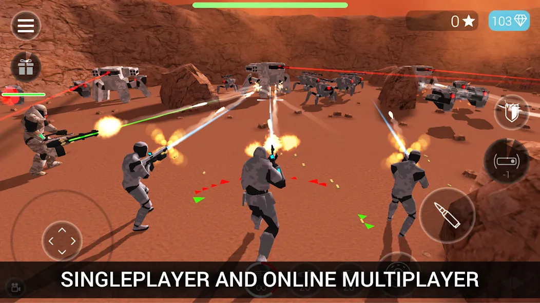 Скачать Heroes of CyberSphere: Online MOD APK — Безлимитные ресурсы и улучшенное оружие — скриншот 1
