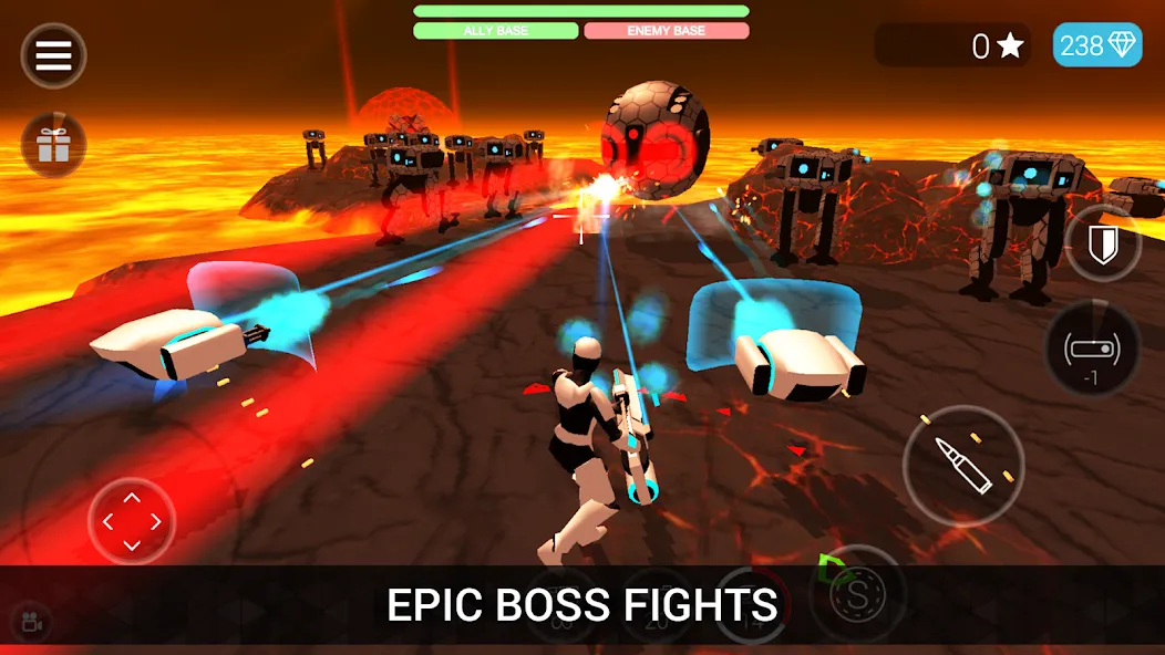 Скачать Heroes of CyberSphere: Online MOD APK — Безлимитные ресурсы и улучшенное оружие — скриншот 3