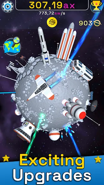 Взлом Planet Evolution: Idle Clicker — Безлимитные ресурсы и ускоренное развитие — скриншот 3