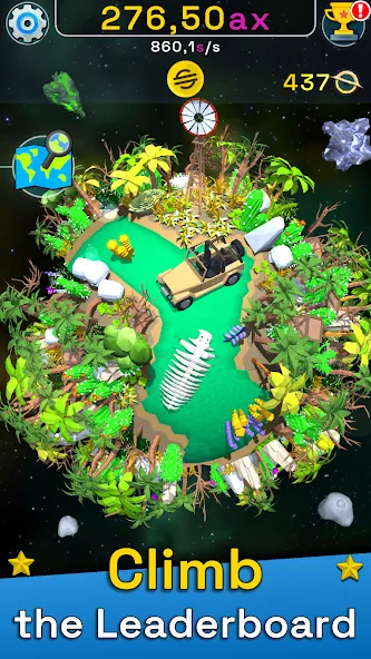 Взлом Planet Evolution: Idle Clicker — Безлимитные ресурсы и ускоренное развитие — скриншот 4
