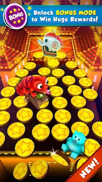 Coin Dozer - Carnival Prizes на Андроид — Безлимитные монеты и усиленные призы — скриншот 3
