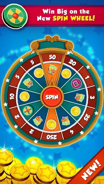 Coin Dozer - Carnival Prizes на Андроид — Безлимитные монеты и усиленные призы — скриншот 4