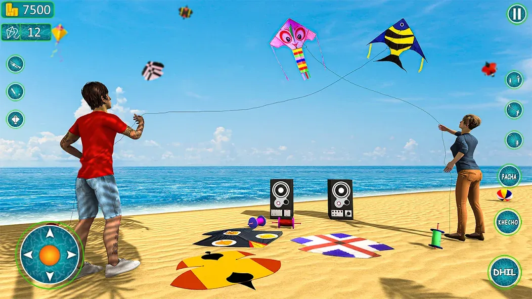 Скачать взлом Kite Basant: Kite Flying Games на Андроид — Без рекламы и все воздушные змеи — скриншот 3 Скачать взлом Kite Basant: Kite Flying Games на Андроид — Без рекламы и все воздушные змеи — скриншот 3