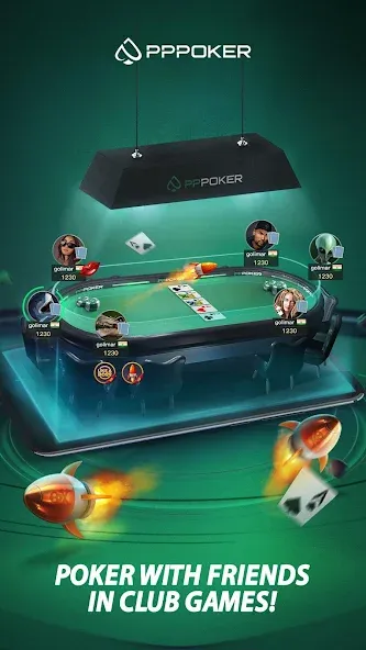 Скачать PPPoker-Home Games с модом — Безлимитные фишки и открыты столы — скриншот 4