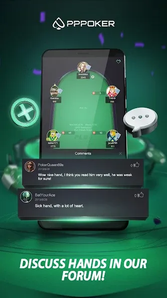 Скачать PPPoker-Home Games с модом — Безлимитные фишки и открыты столы — скриншот 5