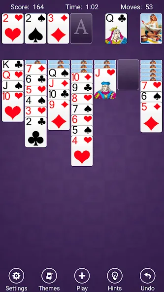 Скачать Solitaire — Последняя версия (Без рекламы и все карты открыты) — скриншот 4