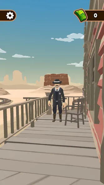 Взлом Western Cowboy: Shooting Game — Безлимитные деньги и патроны — скриншот 1