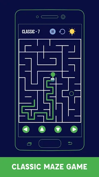 Mazes & More MOD APK на Android — Бесконечные лабиринты и подсказки — скриншот 1
