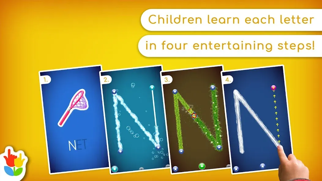 Скачать LetterSchool - Learn to Write — Модификация Открыты все буквы и уроки — скриншот 1