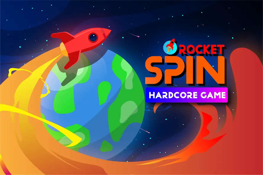 Скачать Rocket Spin: Space Survival на Андроид — Безлимитные ресурсы и мощное оружие — скриншот 1