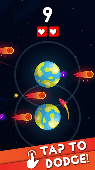 Скачать Rocket Spin: Space Survival на Андроид — Безлимитные ресурсы и мощное оружие — скриншот 2
