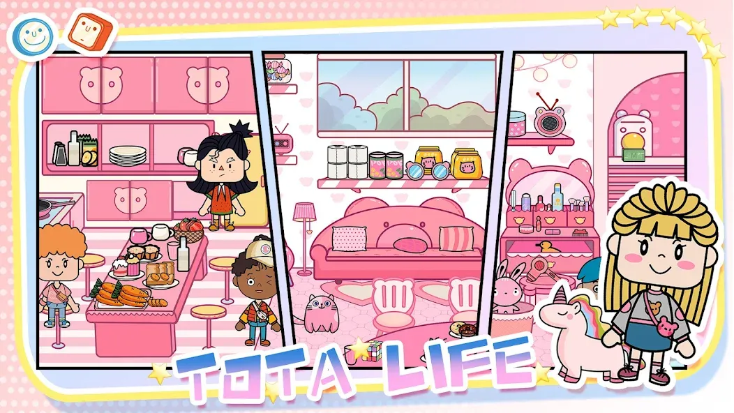 Взлом Tota Life: Parent-kid Suite — Безлимитные деньги и все открыто — скриншот 2 Взлом Tota Life: Parent-kid Suite — Безлимитные деньги и все открыто — скриншот 2