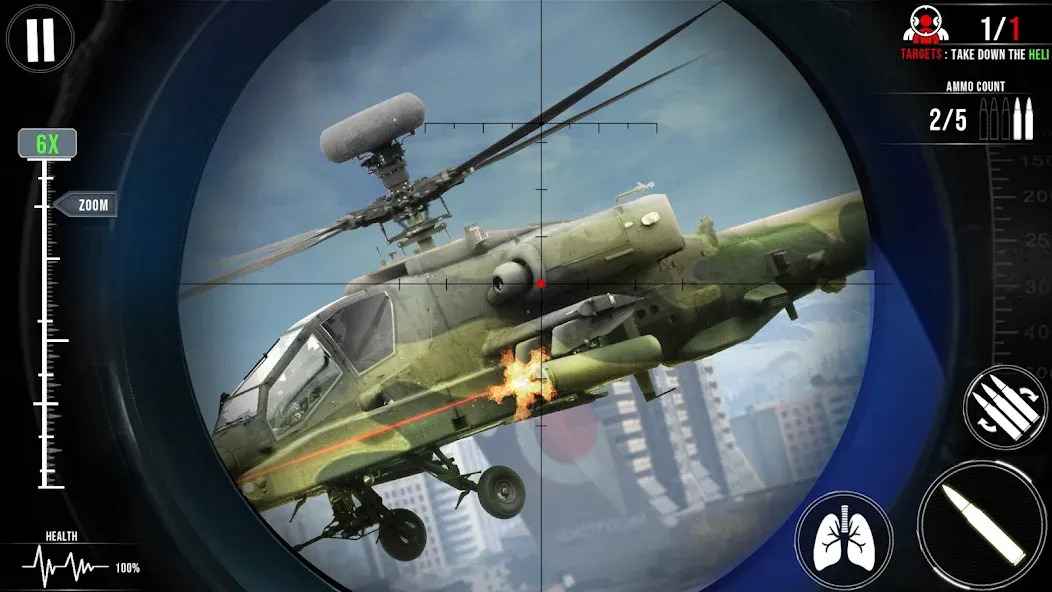 Скачать Sniper Shooter Mission Games на Android — Безлимитные патроны и оружие — скриншот 4