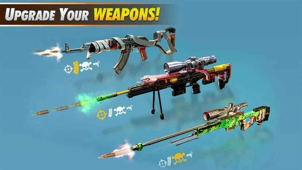 Скачать Sniper Shooter Mission Games на Android — Безлимитные патроны и оружие — скриншот 5