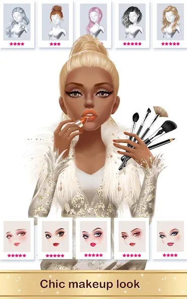 Fashion Fantasy: Glam Stylist на Андроид — Мод Безлимитные деньги и наряды — скриншот 5 Fashion Fantasy: Glam Stylist на Андроид — Мод Безлимитные деньги и наряды — скриншот 5