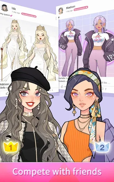 Скачать взлом SuitU: Fashion Avatar Dress Up на Андроид — Безлимитные деньги и одежда — скриншот 5 Скачать взлом SuitU: Fashion Avatar Dress Up на Андроид — Безлимитные деньги и одежда — скриншот 5