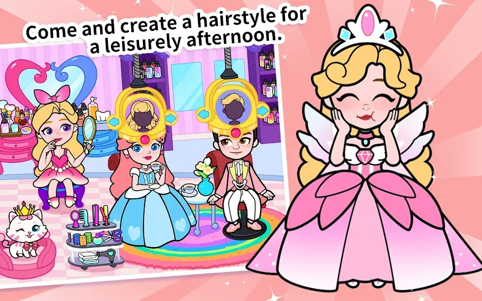 Скачать Paper Princess's Dream Castle на телефон — Безлимитные монеты и все наряды — скриншот 4