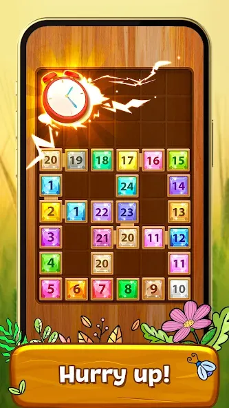 Взлом Merge Wood: Block Puzzle — Безлимитные монеты и подсказки — скриншот 3