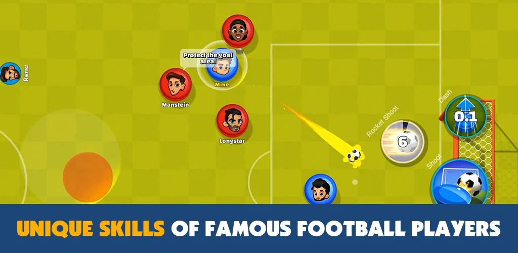 Скачать взлом Super Soccer 3v3 (Online] на Андроид — Безлимитные монеты и онлайн-матчи — скриншот 1