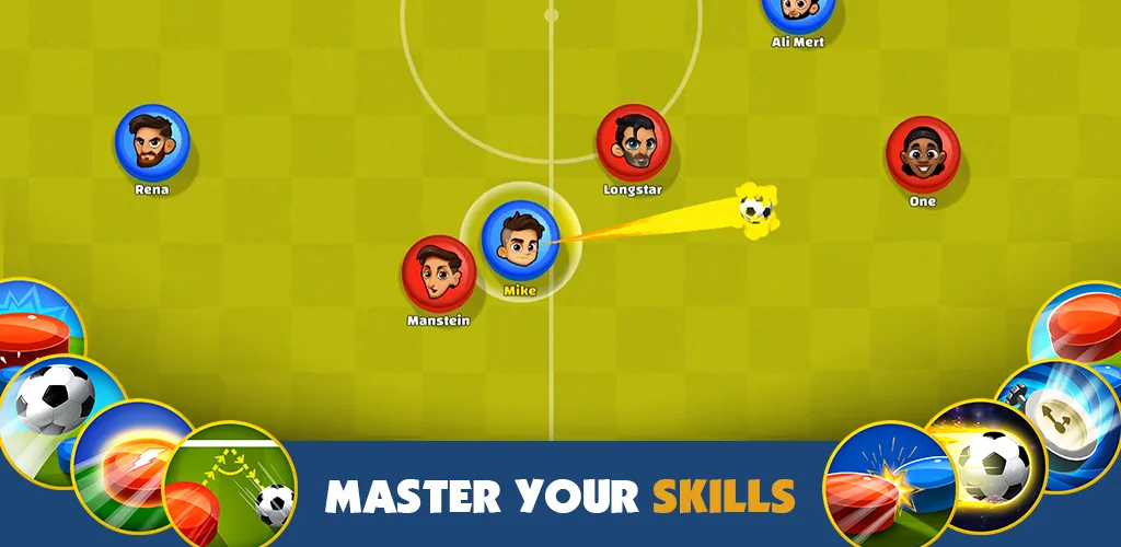 Скачать взлом Super Soccer 3v3 (Online] на Андроид — Безлимитные монеты и онлайн-матчи — скриншот 2