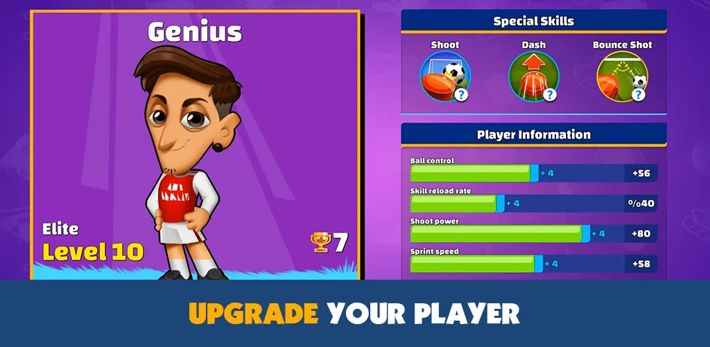 Скачать взлом Super Soccer 3v3 (Online] на Андроид — Безлимитные монеты и онлайн-матчи — скриншот 5